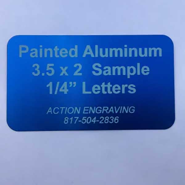 Aluminum Engraved Signs Tags