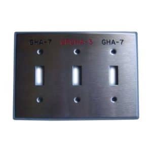 Custom Engraved Light Switch Plate