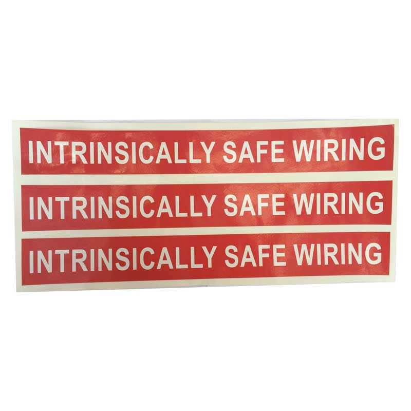 Safe Wiring Custom Printed Decals
