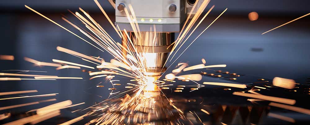 laser engraving machine sparks
