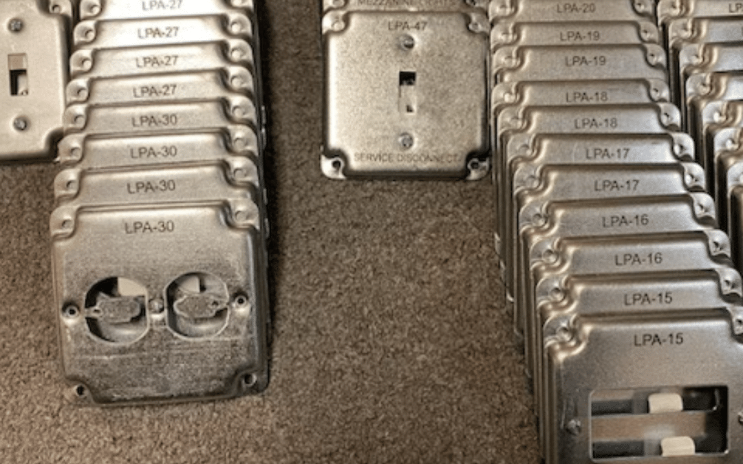 Engraving Stainless Steel Device Covers, Switchplates, and Outlet Covers